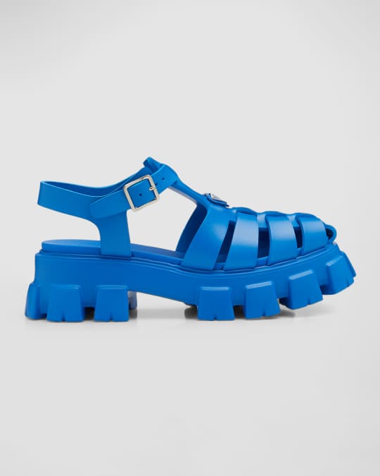 Prada low gladiator chunky sandals shop