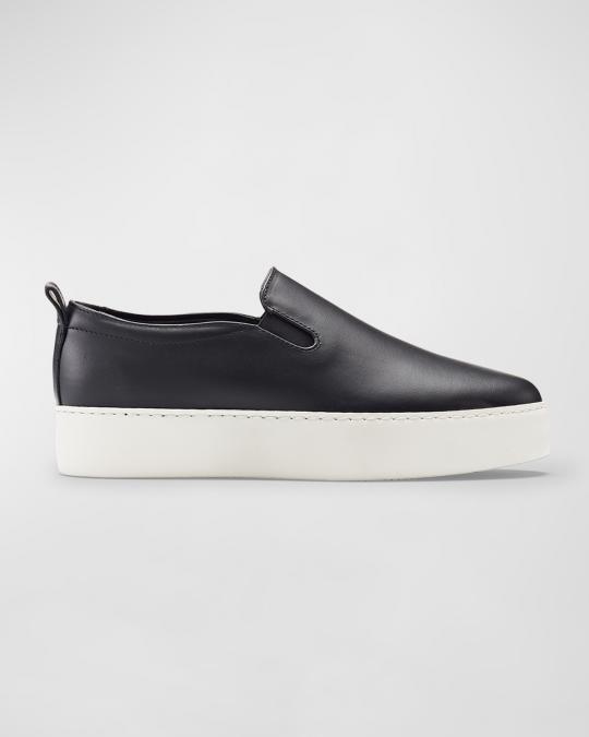 KOIO Black Leather Slip-On Sneaker Men main image 2