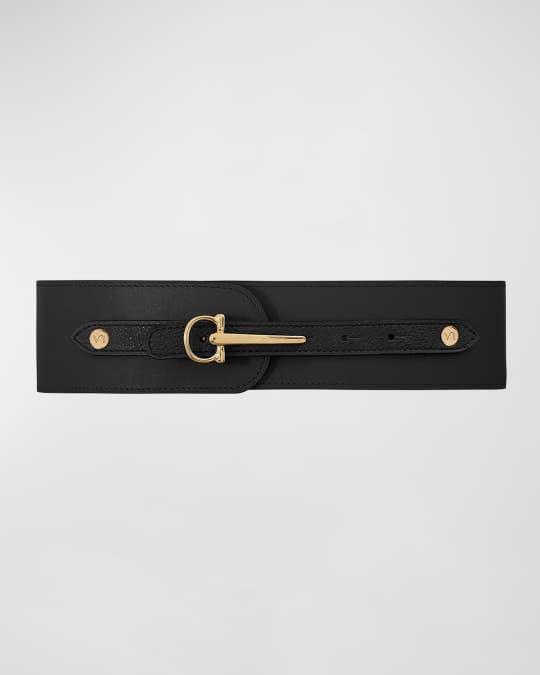La Gracieuse Wide Leather Belt