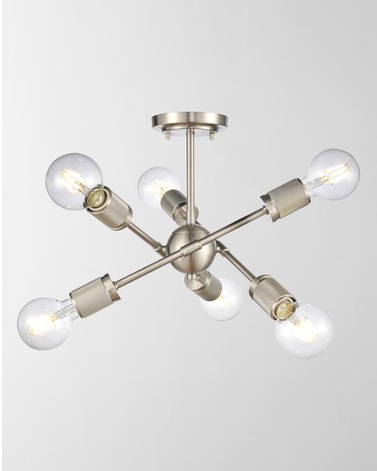 Module 6-Light Semi-Flush Mount - 15