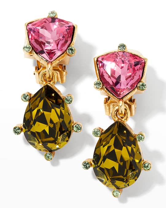 Neiman marcus oscar sales de la renta earrings