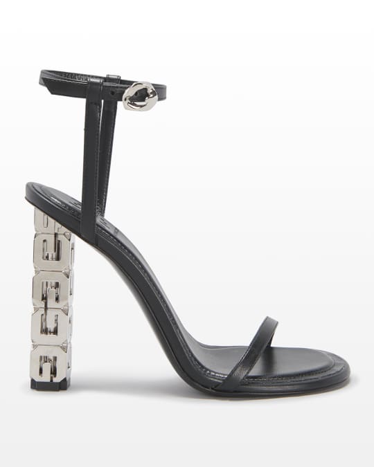 Givenchy G Cube Lambskin Ankle Strap Sandals Neiman Marcus