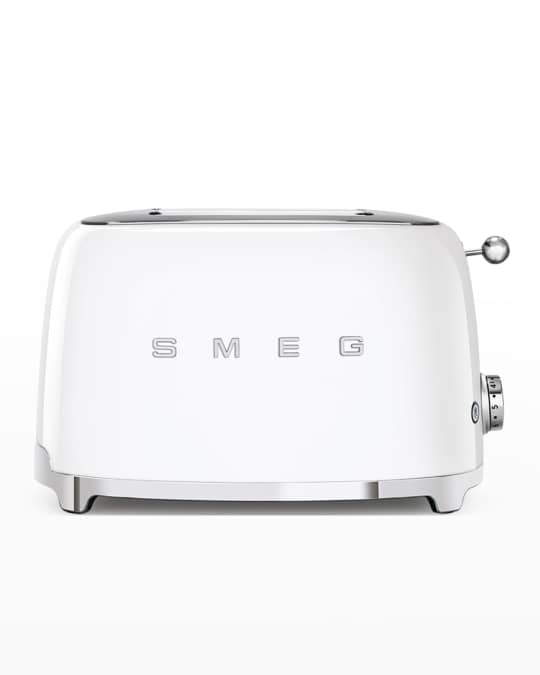 Smeg Retro 2Slice Toaster, White Neiman Marcus