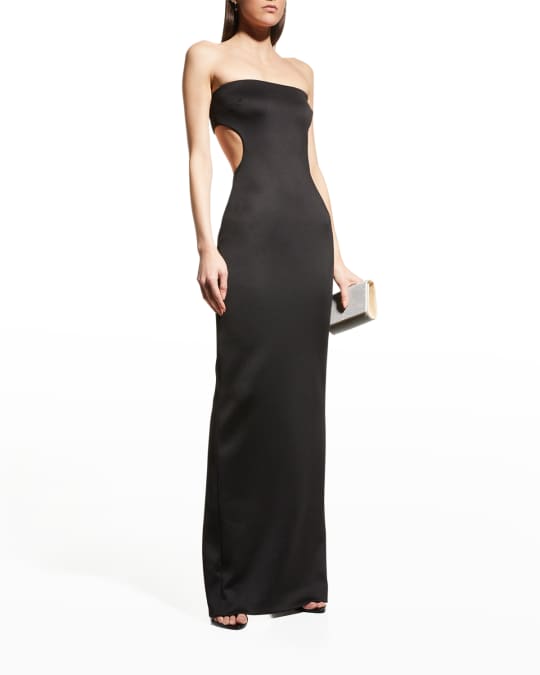 Chana Sleeveless Cutout Column Gown