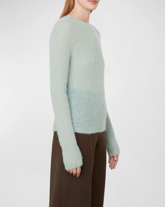 Vince Brushed Wool Crewneck Sweater Neiman Marcus