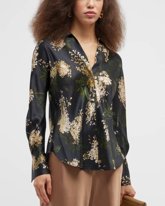 Vince floral blouse best sale