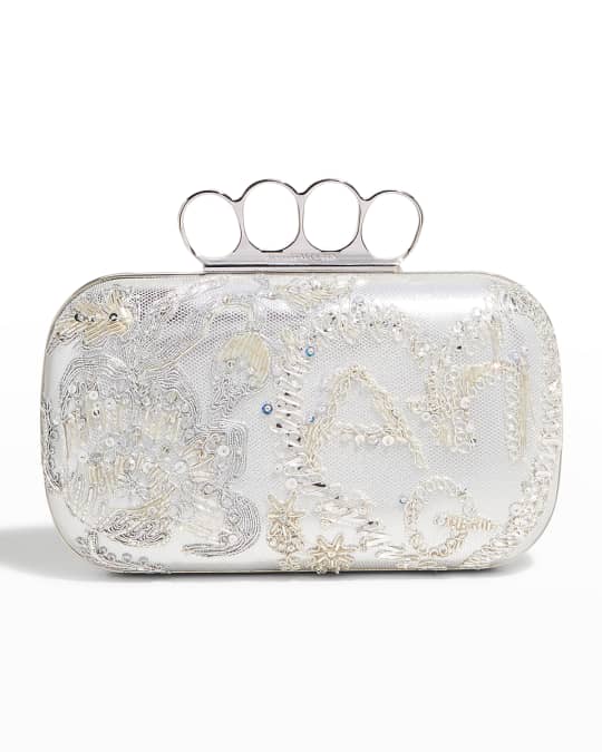 Alexander mcqueen four ring clutch hot sale