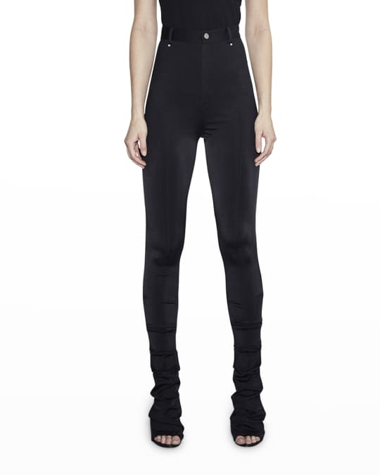 THE ROW Woolworth Mid-Rise Ankle Leggings - Bergdorf Goodman