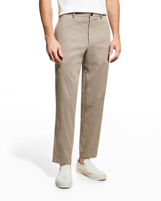 Theory Men's Curtis Eco Crunch Pants | Neiman Marcus