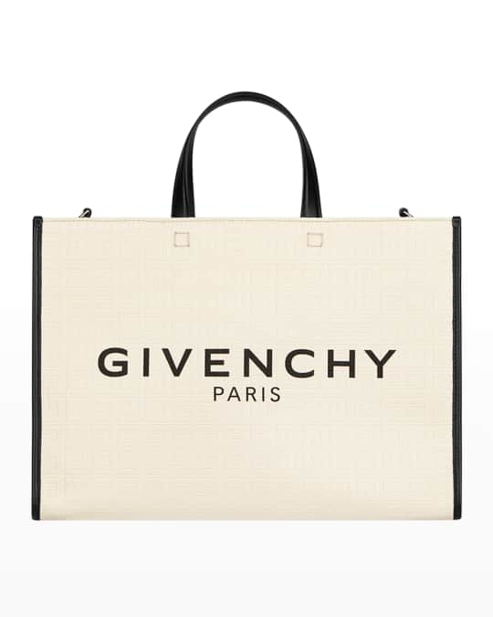 Givenchy G-Tote Medium Shopping Bag in 4G Logo Coated Canvas | Neiman ...
