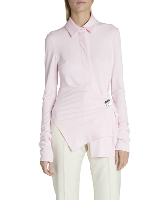 Givenchy Turn-Lock Blouse | Neiman Marcus