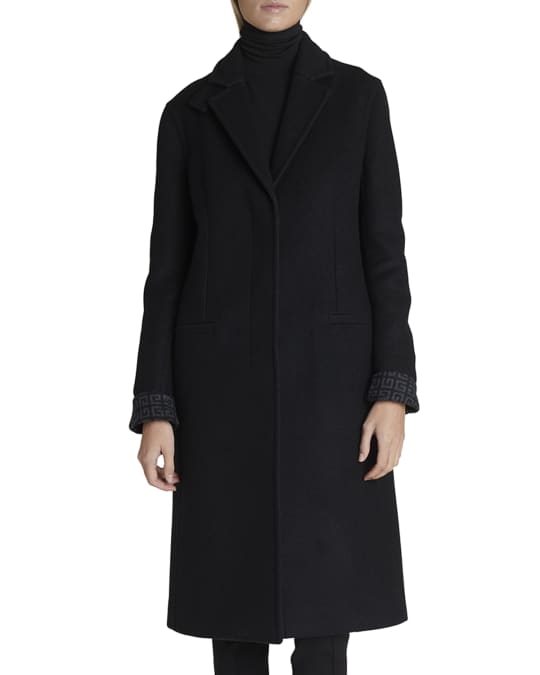 Givenchy 4G Lining Masculine Cashmere Coat | Neiman Marcus