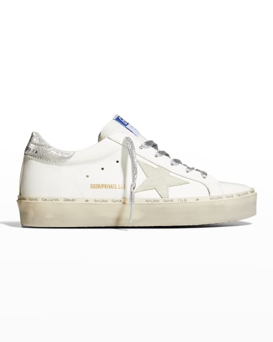 Golden Goose Hi Star Metallic Low-Top Sneakers | Neiman Marcus