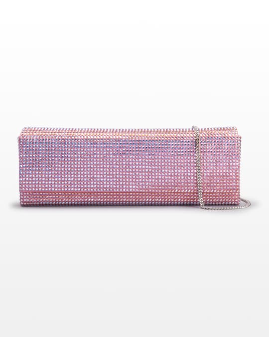 Amini Paloma Crystal Long Clutch Bag