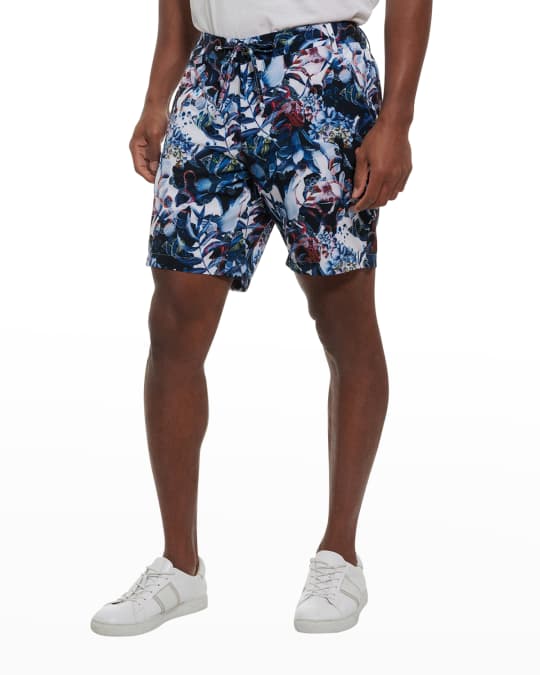 Robert Graham Men's Banyan Beach To Bar Shorts Neiman Marcus