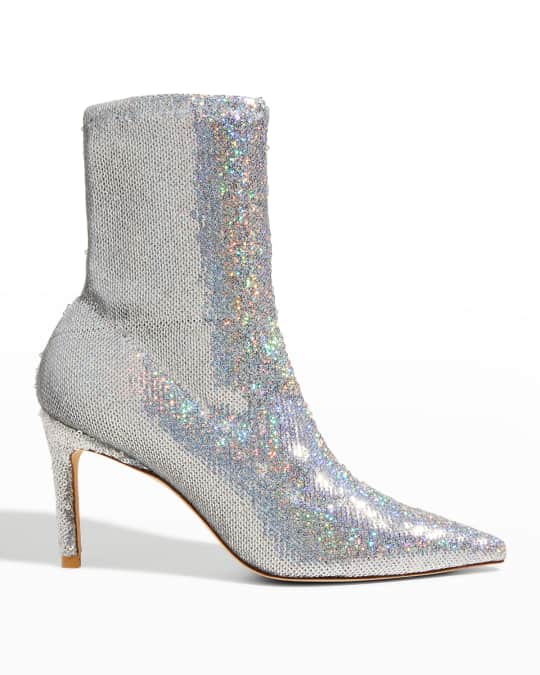 Sequin ankle booties new arrivals