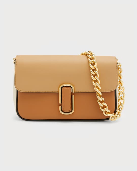 The J Marc Shoulder Bag of Marc Jacobs - Orange leather bag with flap and  shoulder strap for women