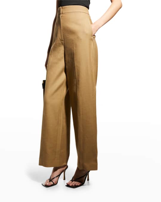 Neiman marcus wide leg pants hot sale