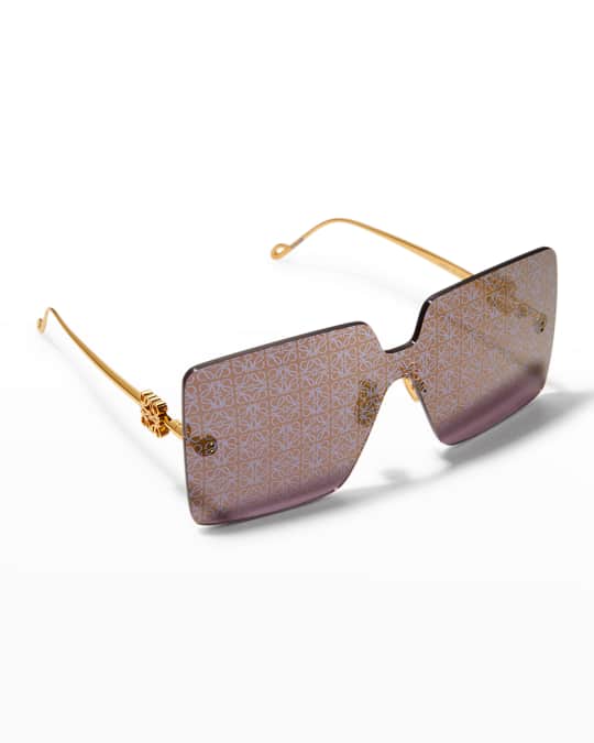 最新情報 Metal Rectangle Rimless Anagram Loewe Sunglasses Marcus Neiman | 小物