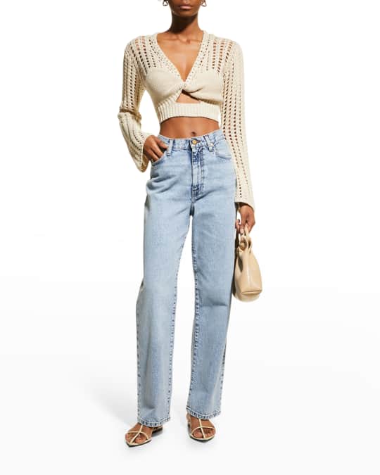 Tove Sofie Straight Relaxed Jeans | Neiman Marcus
