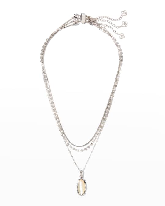 Kendra Scott Framed Dani Triple-Strand Necklace | Neiman Marcus