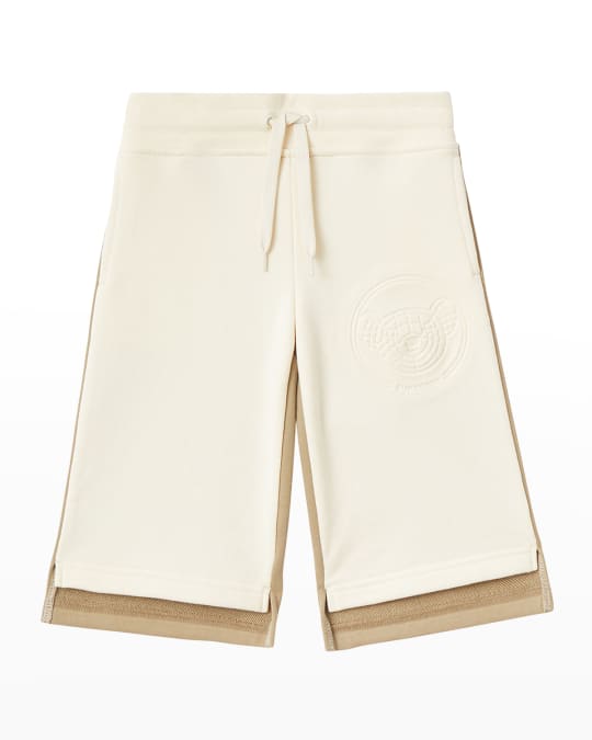 Burberry Girl s Aubrey Two Tone Sweat Shorts Size 6M 2 Neiman Marcus