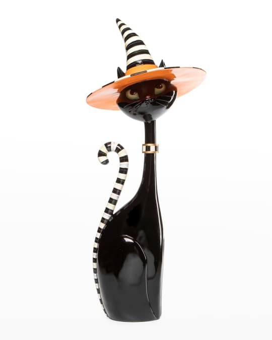 MacKenzie-Childs Retro Boo Sophistic Cat, 15
