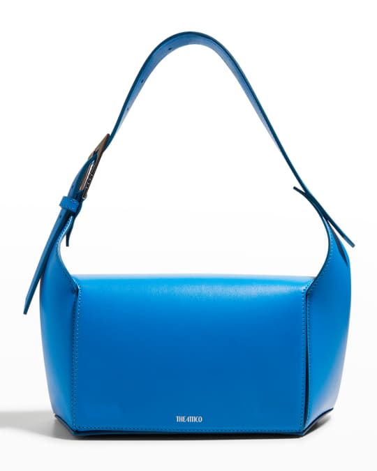 The Attico Fold Over Calfskin Shoulder Bag | Neiman Marcus