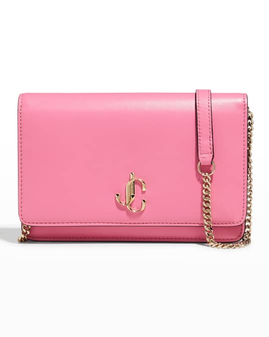 Jimmy Choo Palace Leather Chain Crossbody Bag | Neiman Marcus