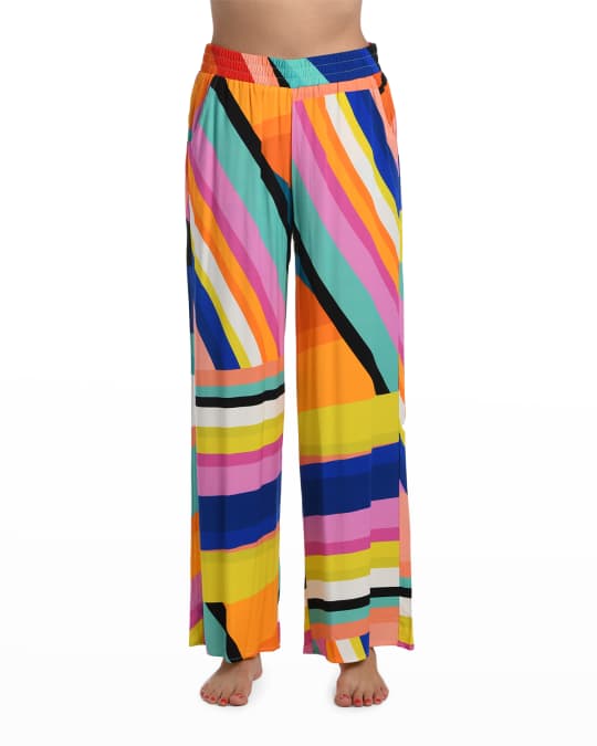 Sunscape Striped Palazzo Pants
