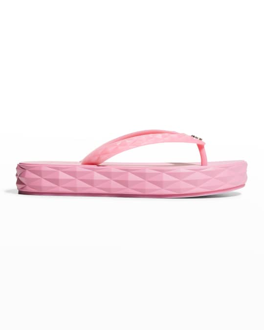 Jimmy Choo Diamond Thong Flatform Sandals Neiman Marcus