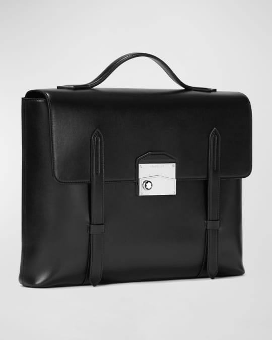 Montblanc Men's Meisterstück Neo Leather Briefcase Bag | Neiman Marcus