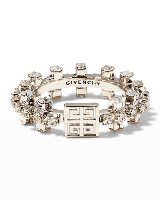 Givenchy 4G Crystal Ring Neiman Marcus