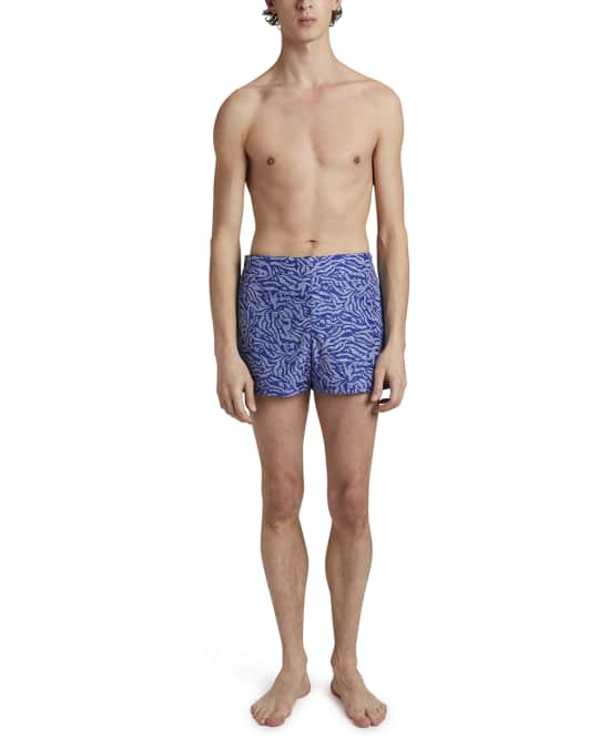 Givenchy Men's Allover-Print Swim Shorts | Neiman Marcus