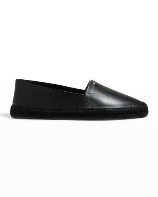 Givenchy Men s Leather Logo Espadrilles Neiman Marcus
