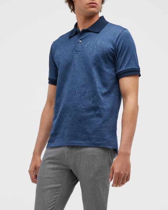 Men's Scritto Knit Polo Shirt