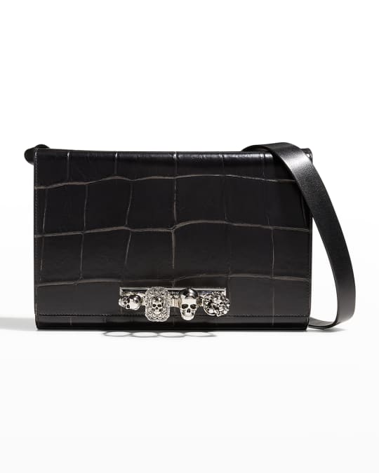 Four Ring Leather Crossbody Bag