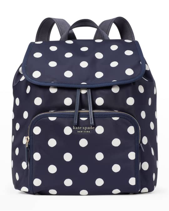 sam the little better sunshine medium polka dot printed backpack