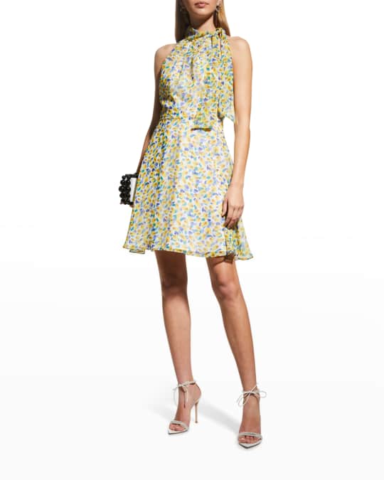 Audrey A-Line Halter Mini Dress
