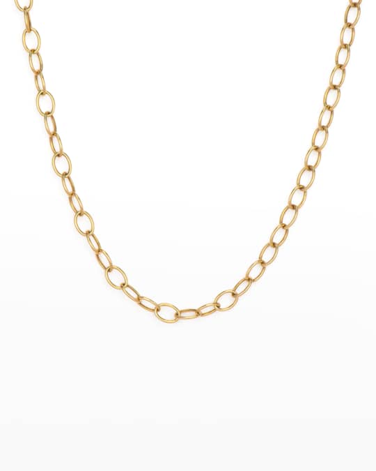 Three Stories Jewelry Classic Large Oval Loop Chain Necklace Neiman
