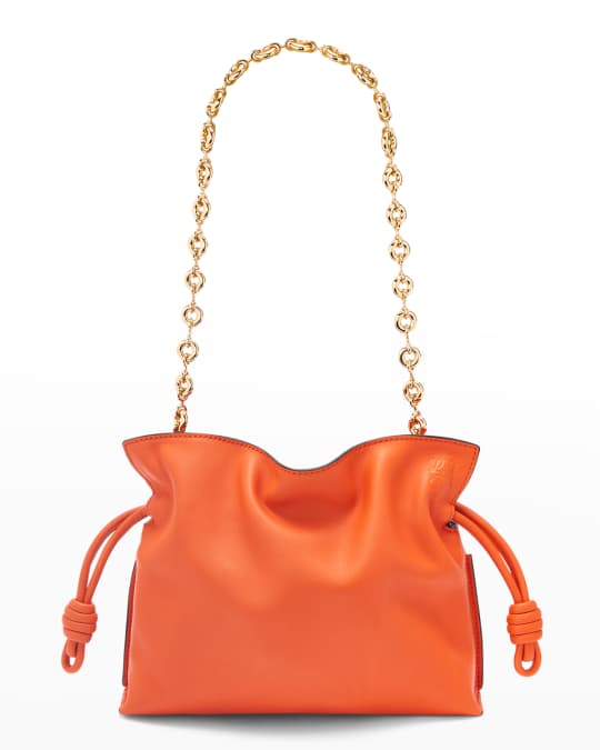 クラッチバッグ Loewe Mustard Nappa Leather Mini Flamenco Clutch Mini Flamenco Clutch aus Nappa-Kalbsleder Beige - LOEWE