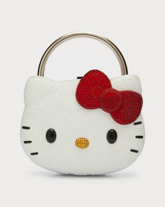 Judith Leiber Couture x Sanrio Hello Kitty Crystal Top-Handle Bag ...
