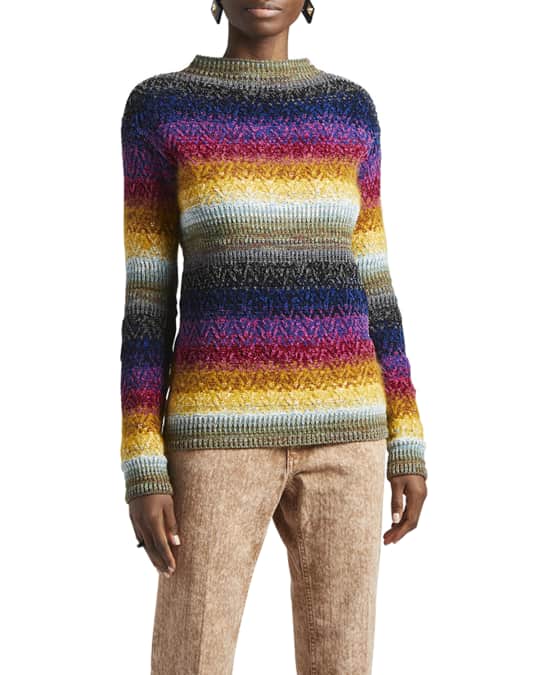 Marni Funnel-Neck Knit Sweater | Neiman Marcus