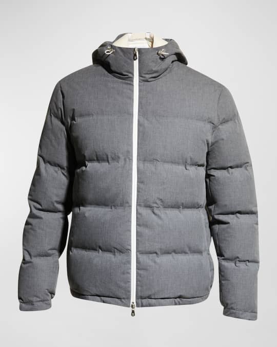 Brunello Cucinelli Men's Quilted Puffer Jacket | Neiman Marcus