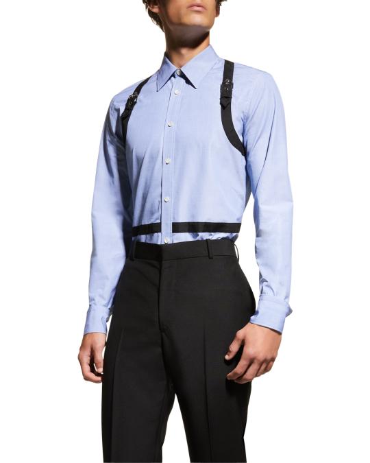 mcqueen dress shirt Men's Harness Shirt in White