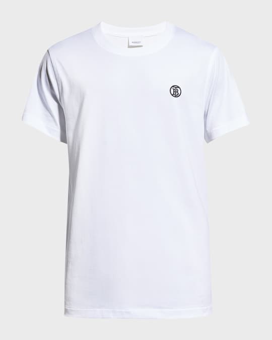 BURBERRY Tシャツ　4Y T-shirt Burberry Label Appliqué Cotton Oversized T-Shirt