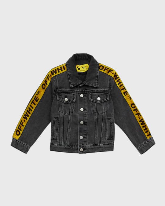 Off white yellow denim jacket on sale