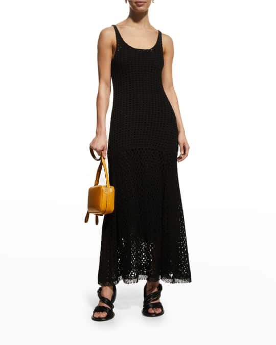 Proenza Schouler Crochet Knit Maxi Dress | Neiman Marcus