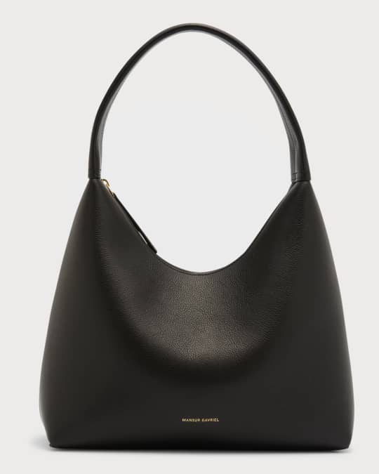 Mansur Gavriel Zip Leather Top-Handle Bag | Neiman Marcus