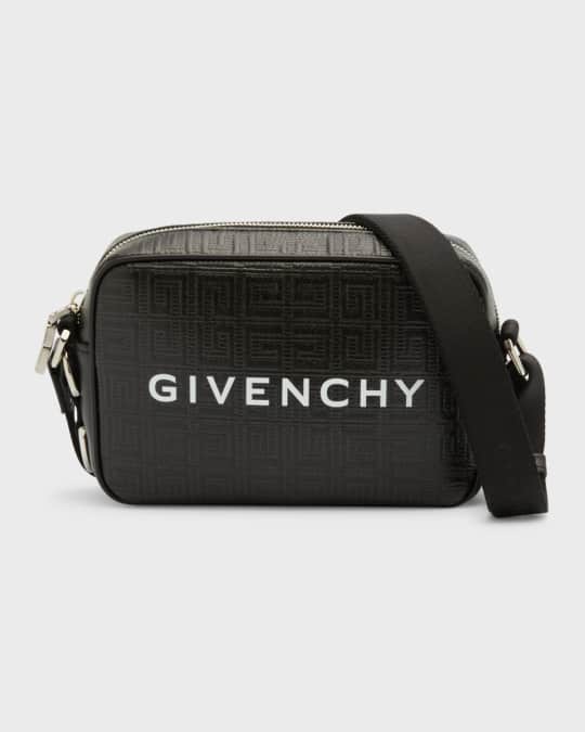 Givenchy Men s 4G Embossed Logo Crossbody Camera Bag Neiman Marcus